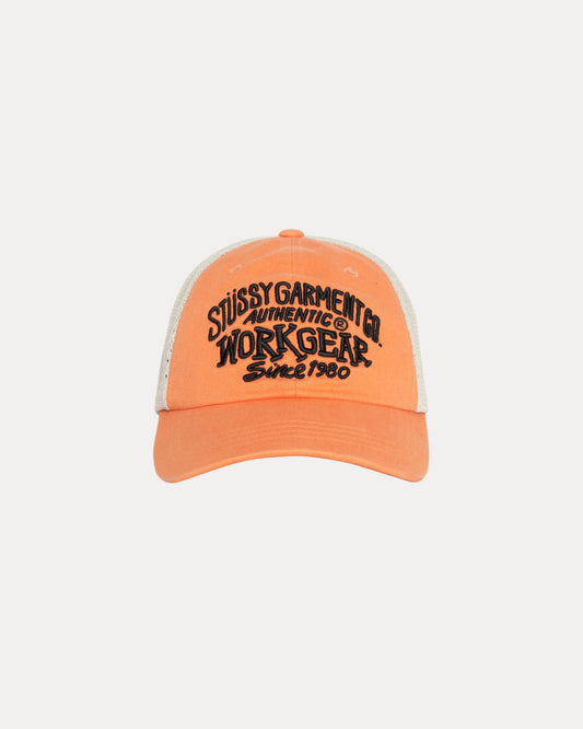 Stussy "Work Gear Strapback Cap" - Orange