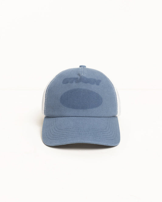 Stussy "HC Ghost Logo Trucker" - Blue