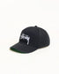 Stussy "Big Stock Mid Depth Hat" - Black