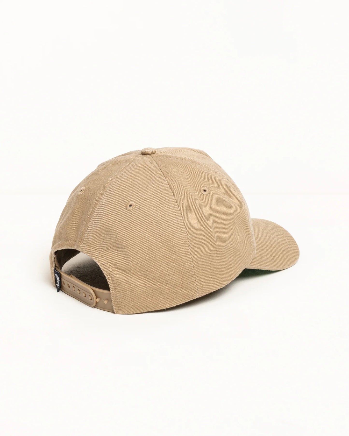 Stussy "Big Stock Mid Depth Hat" - Khaki