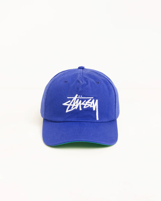 Stussy "Big Stock Mid Depth Hat" - Royal