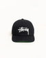 Stussy "Big Stock Mid Depth Hat" - Shadow Black