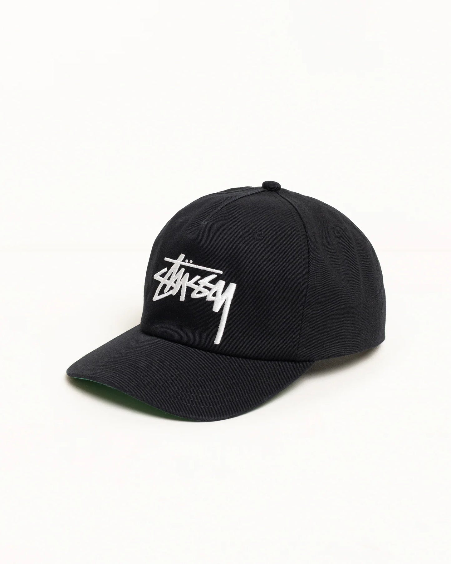 Stussy "Big Stock Mid Depth Hat" - Shadow Black