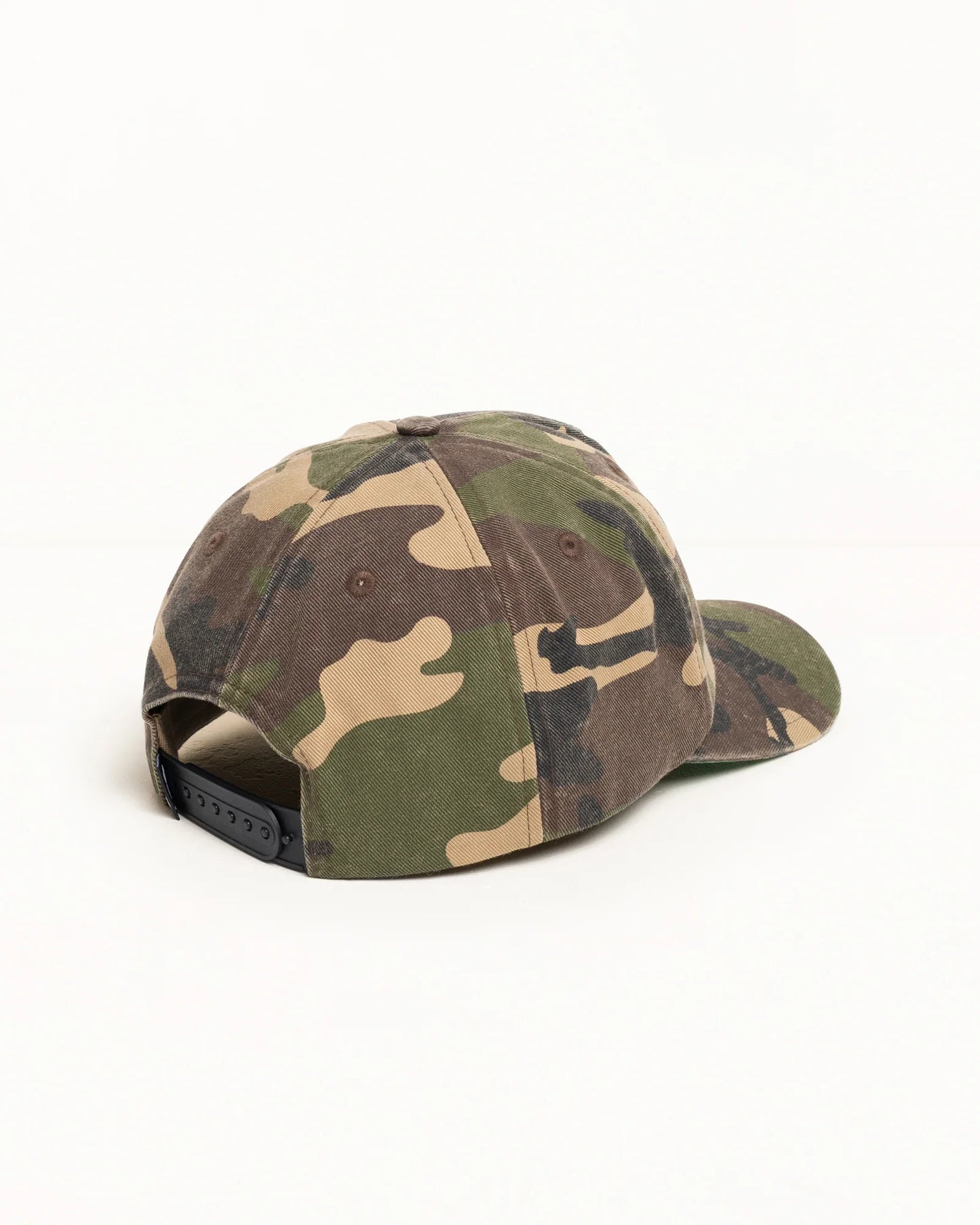 Stussy "Big Stock Mid Depth Hat" - Woodland Camo