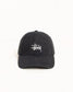 Stussy "Washed Basic Stussy Cap" - Black