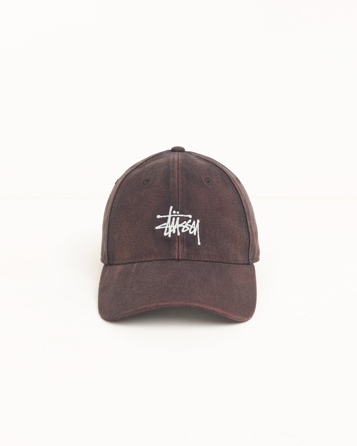 Stussy "Washed Basic Stussy Cap" - Brown