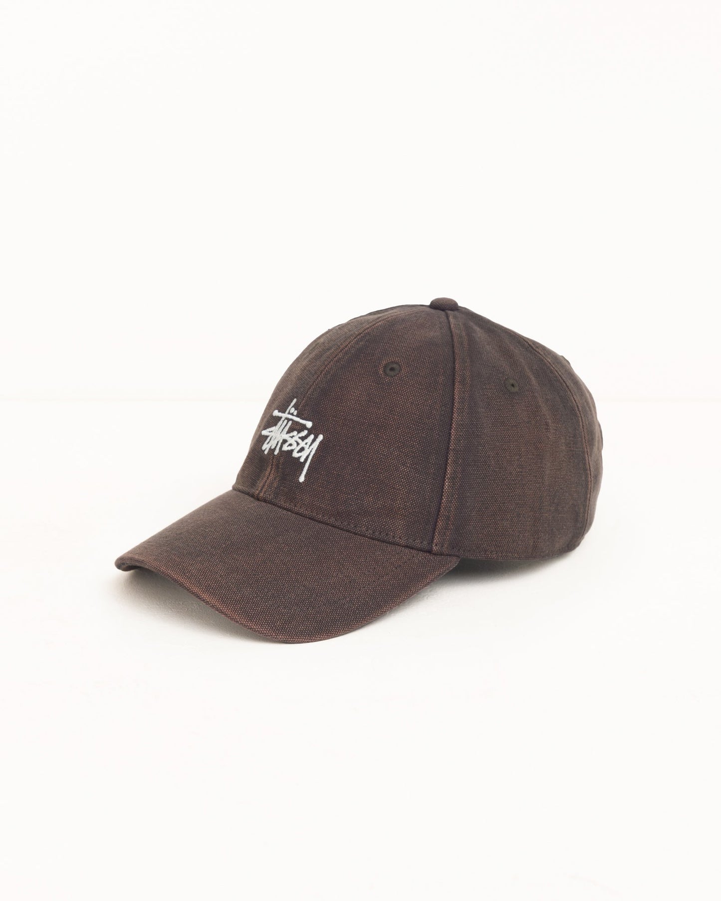Stussy "Washed Basic Stussy Cap" - Brown