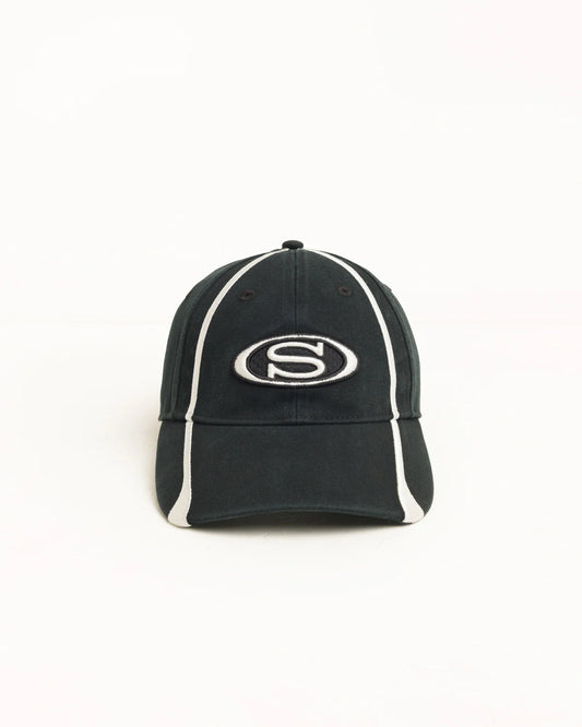 Stussy "S Oval Cap" - Black