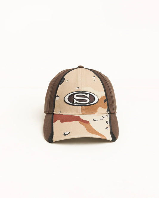Stussy "S Oval Cap" - Desert Camo