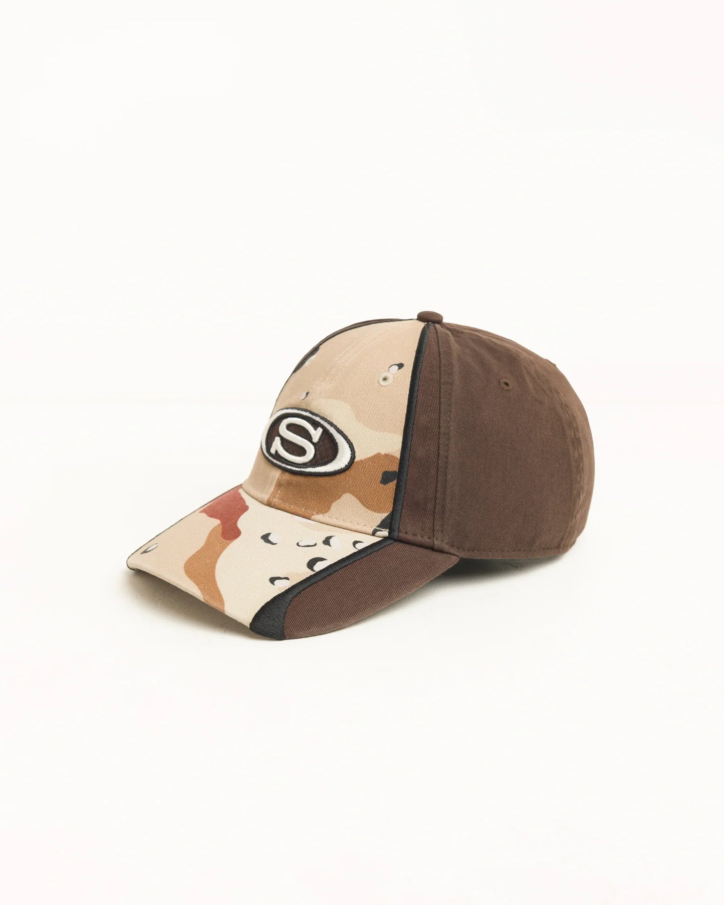 Stussy "S Oval Cap" - Desert Camo