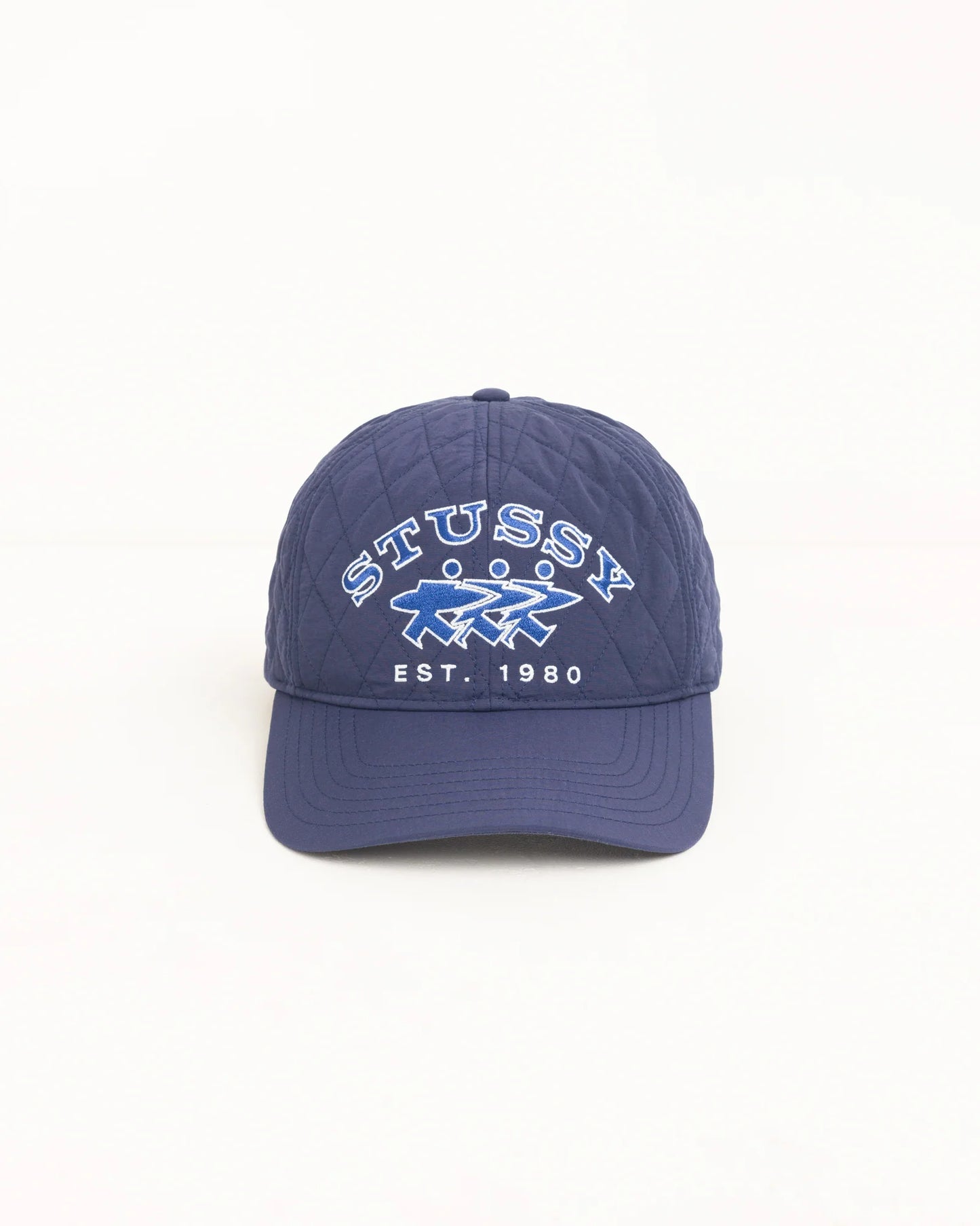 Stussy "Quilted Surfwalk Snapback Cap" - NAVY