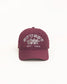 Stussy "Quilted Surfwalk Snapback Cap" - Wine