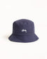 Stussy "Reversible Stock Bucket Hat" - Navy/Stone