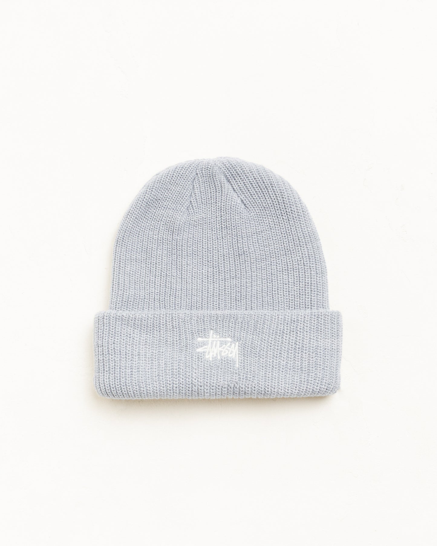 Stussy "Basic Cuff Beanie" - Heather Grey