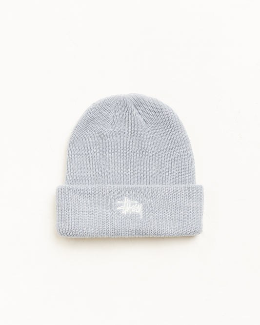 Stussy "Basic Cuff Beanie" - Heather Grey