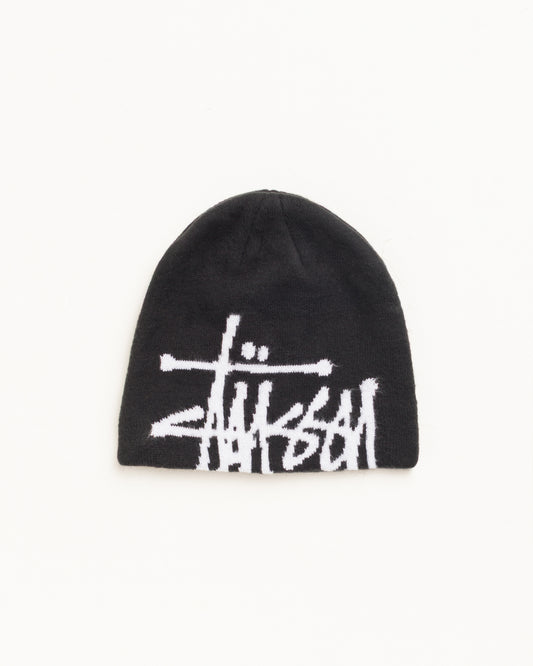 Stussy "Brushed Out Basic Skullcap"- Black