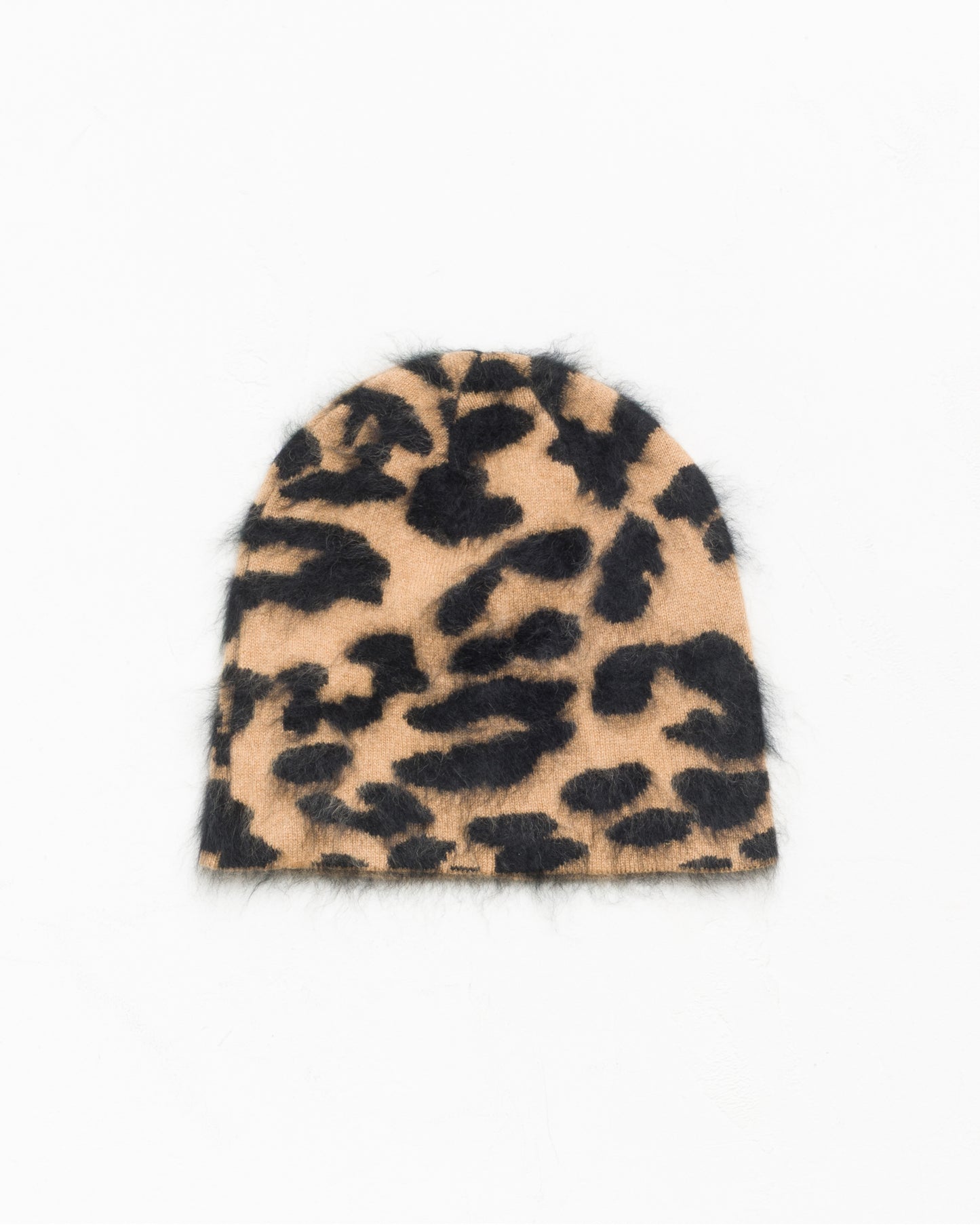 Stussy "Cashmere Leopard Skullcap"- Caramel