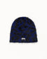 Stussy "Cashmere Leopard Skullcap"- Royal