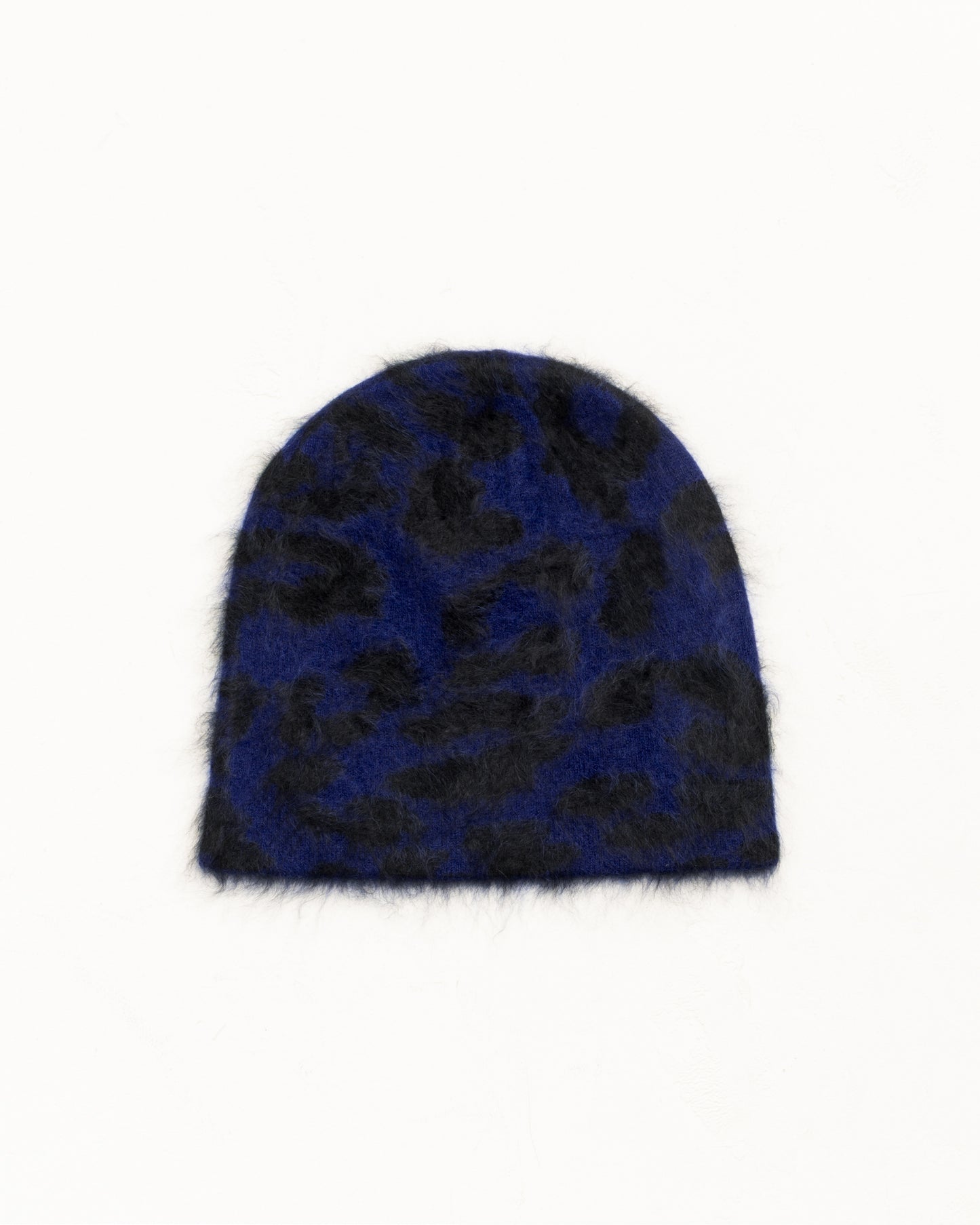 Stussy "Cashmere Leopard Skullcap"- Royal