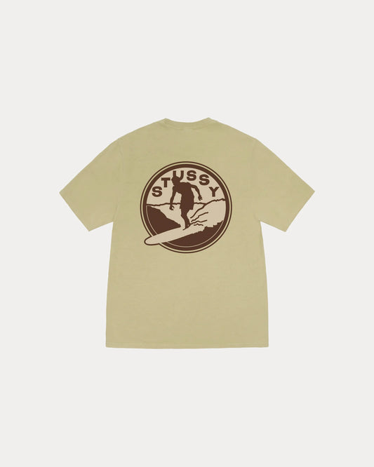 Stussy "Surf Club Pigment Dyed Tee" M - Elm