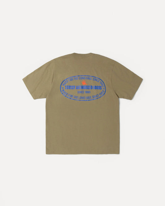 Stussy "Authorized Tee" M - Army