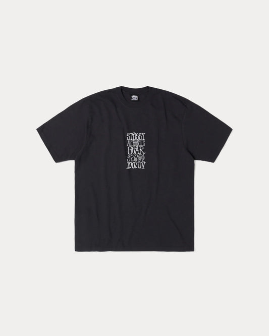Stussy "Authentic Gear Pig. Dyed Tee" M - Faded Black