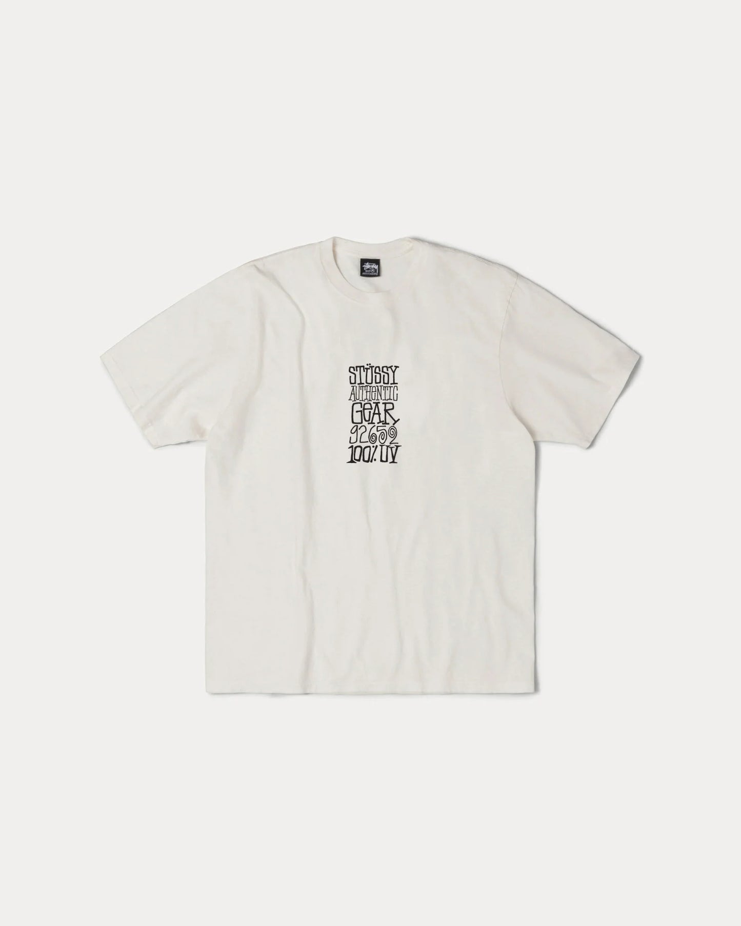 Stussy "Authentic Gear Pig. Dyed Tee" M - Natural
