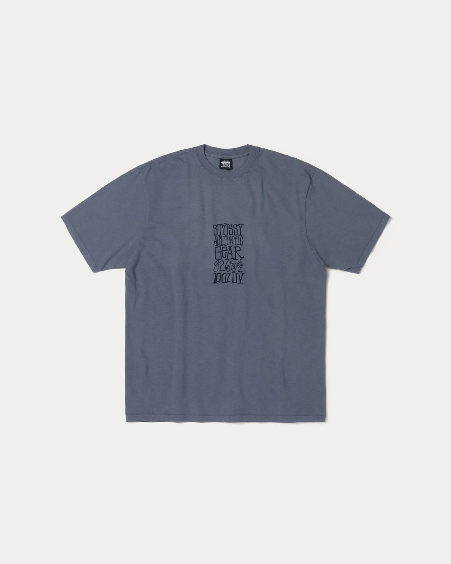 Stussy "Authentic Gear Pig. Dyed Tee" M - Navy