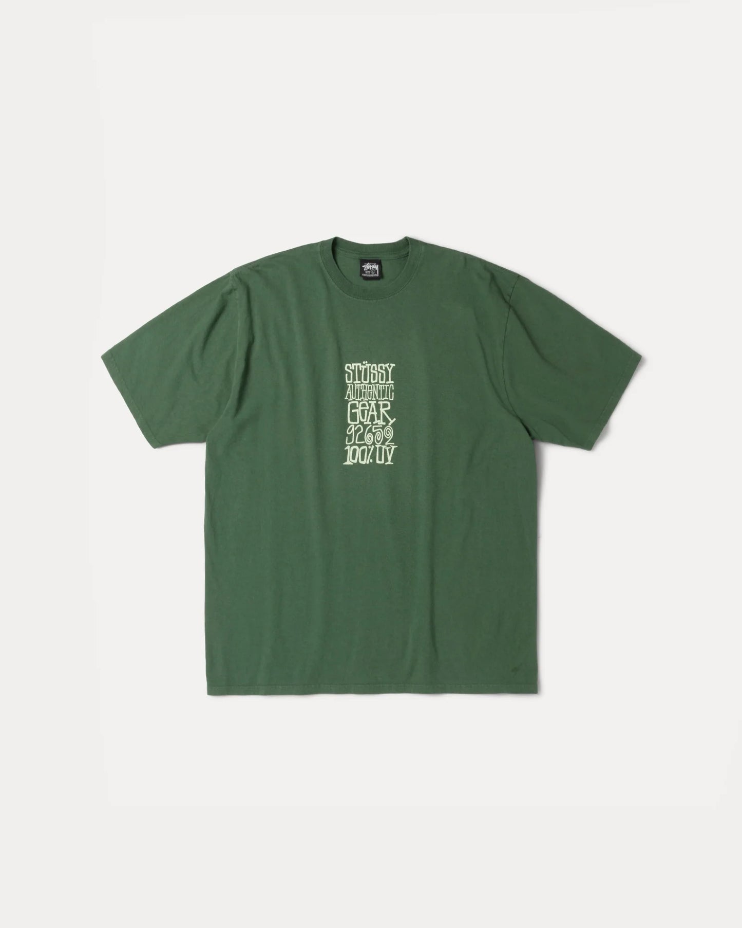 Stussy "Authentic Gear Pig. Dyed Tee" M - Pine