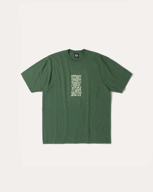 Stussy "Authentic Gear Pig. Dyed Tee" M - Pine