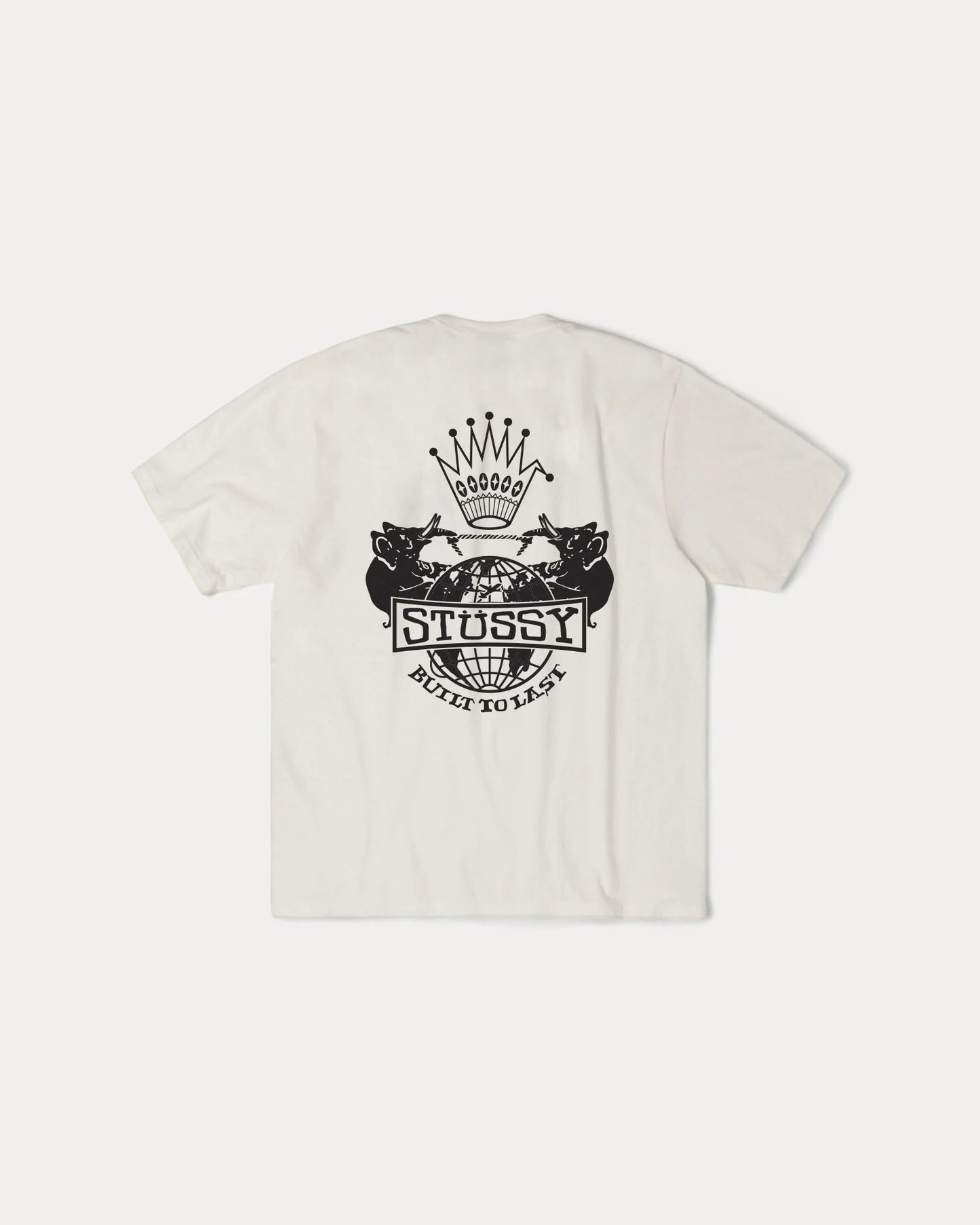 Stussy "Built to Last Pig. Dyed Tee" M - Natural