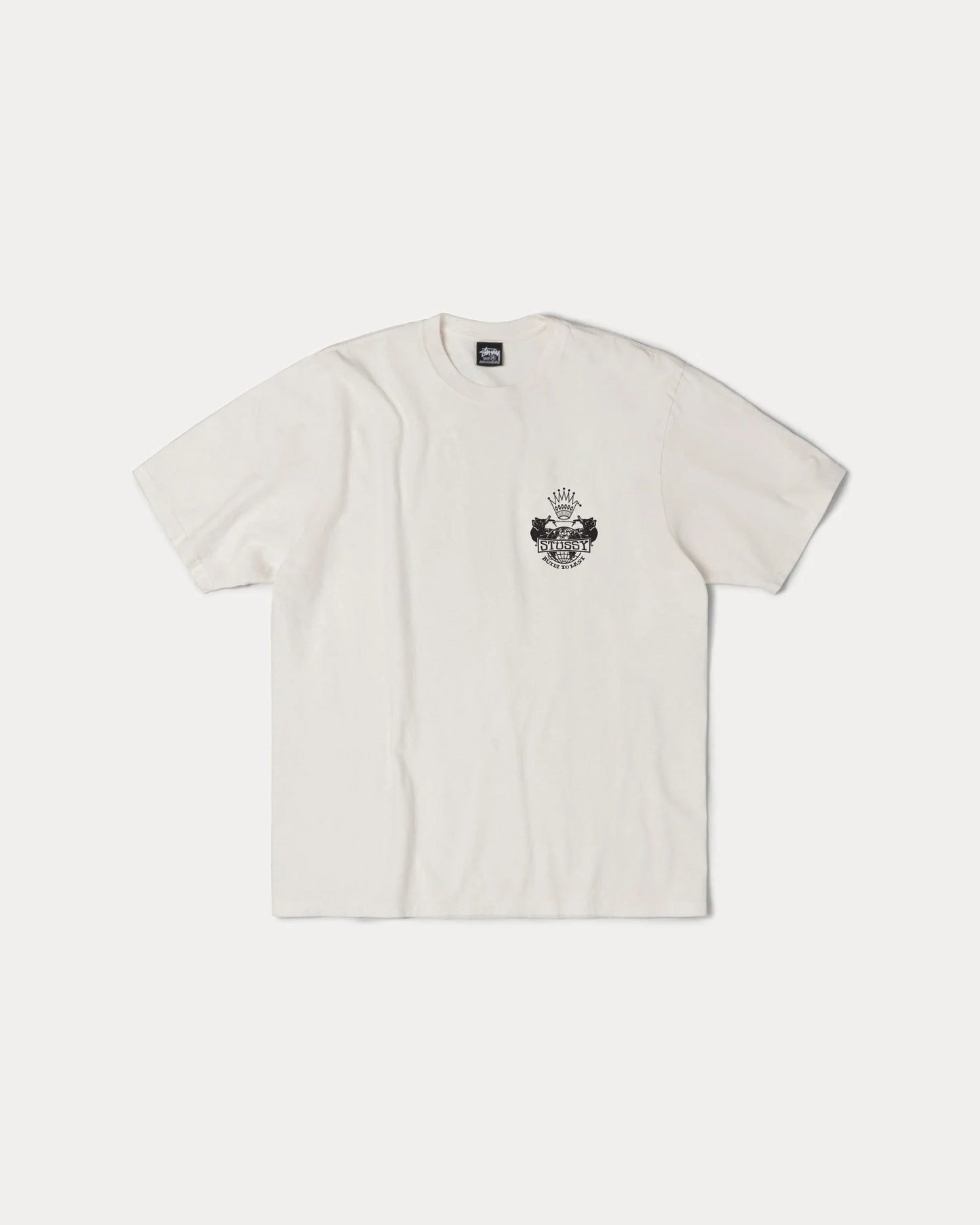 Stussy "Built to Last Pig. Dyed Tee" M - Natural