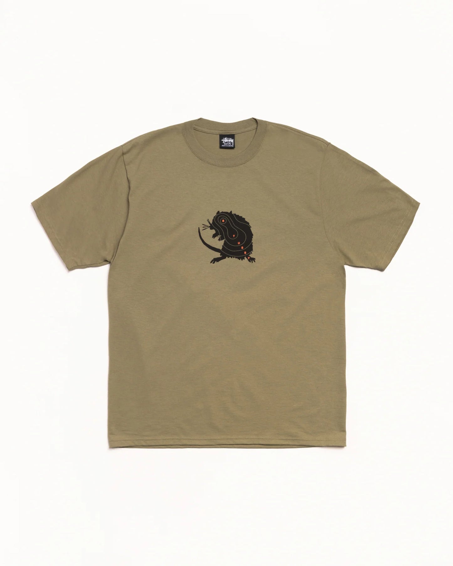 Stussy "Long Range Tee" M - Army