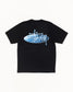 Stussy "Wave Oval Tee" Mens - Black