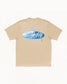 Stussy "Wave Oval Tee" Mens - Khaki