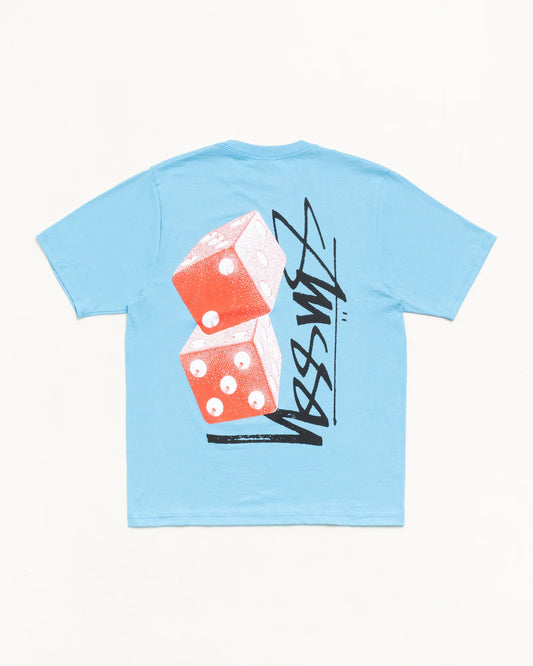 Stussy "Tall Dice Tee" Mens - Sky Blue