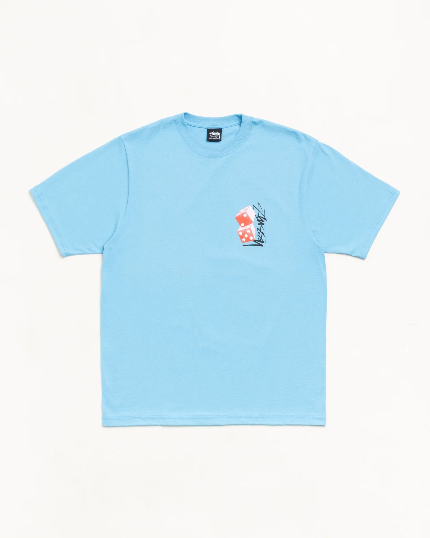 Stussy "Tall Dice Tee" Mens - Sky Blue