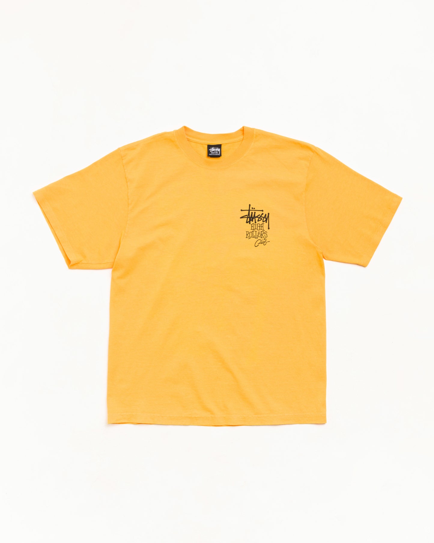 Stussy "High Rollers Tee" Mens - Marigold
