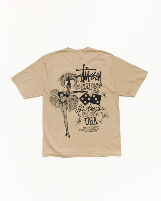 Stussy "High Rollers Tee" Mens - Rock