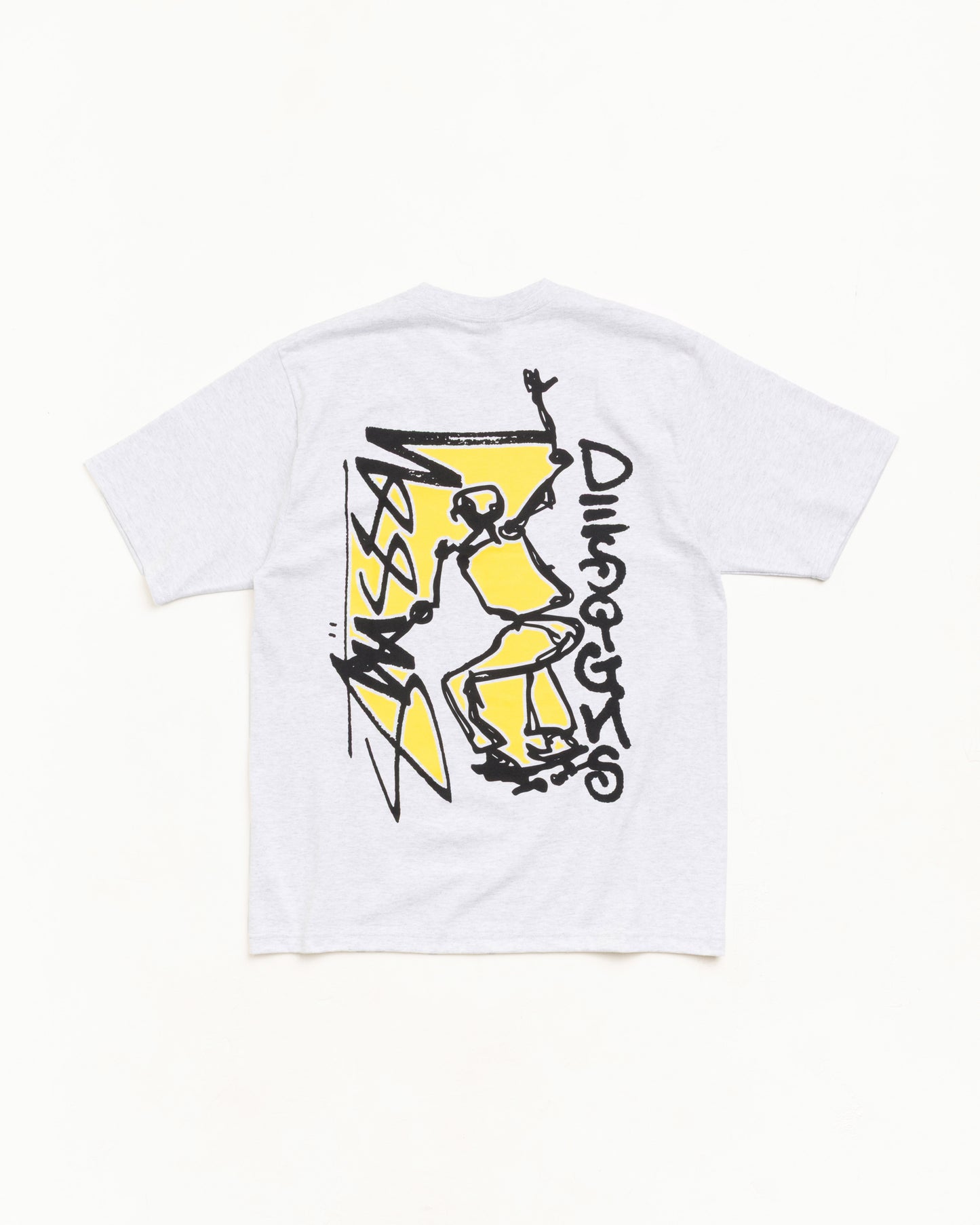Stussy "Smooth SK8 Tee" Mens - Ash Heather