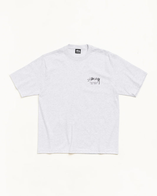 Stussy "Dice Clock Tee" Mens - Ash Heather
