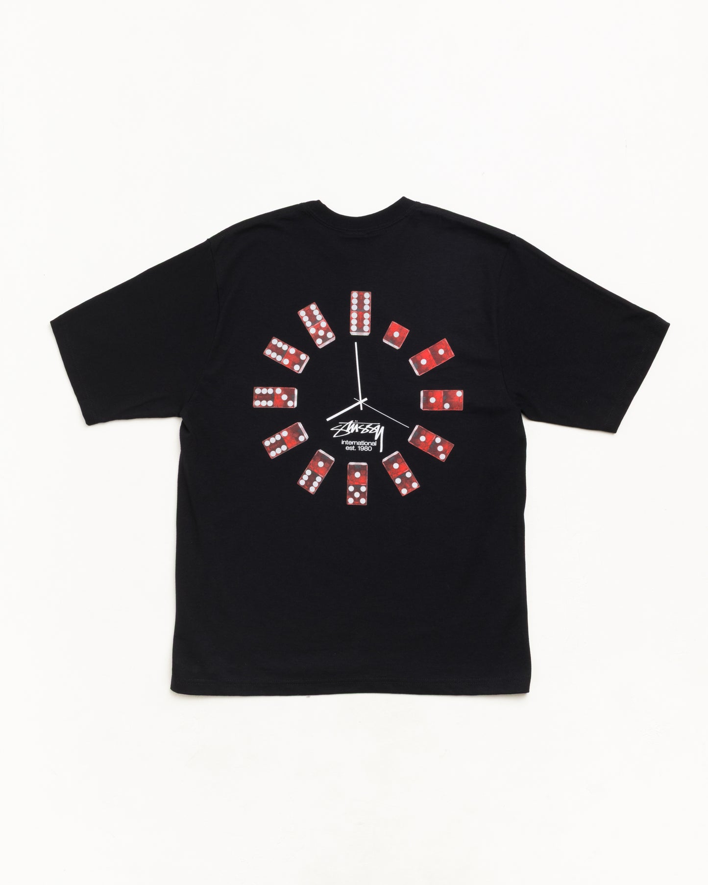 Stussy "Dice Clock Tee" Mens - Black