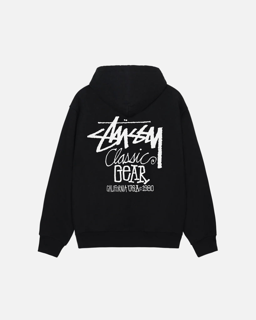パーカー・フーディ STUSSY FW24 \"Stussy Gear\" hoodie (1925035 0001 BLACK) Stussy Gear Hoodie Black Men's - SS24 - US