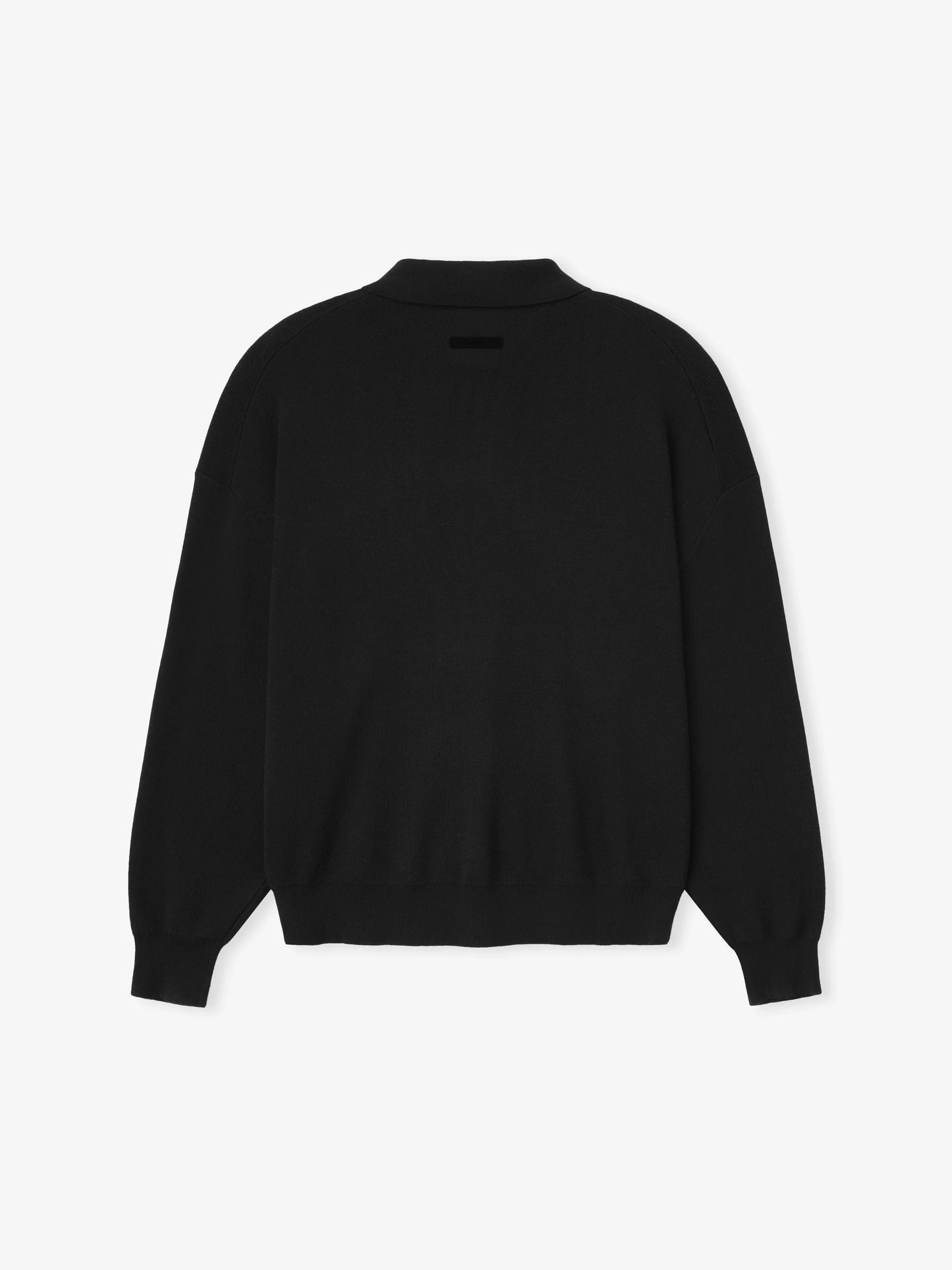 Fear of God Essentials "Signature 90's Knit Polo" Mens - Vintage Black