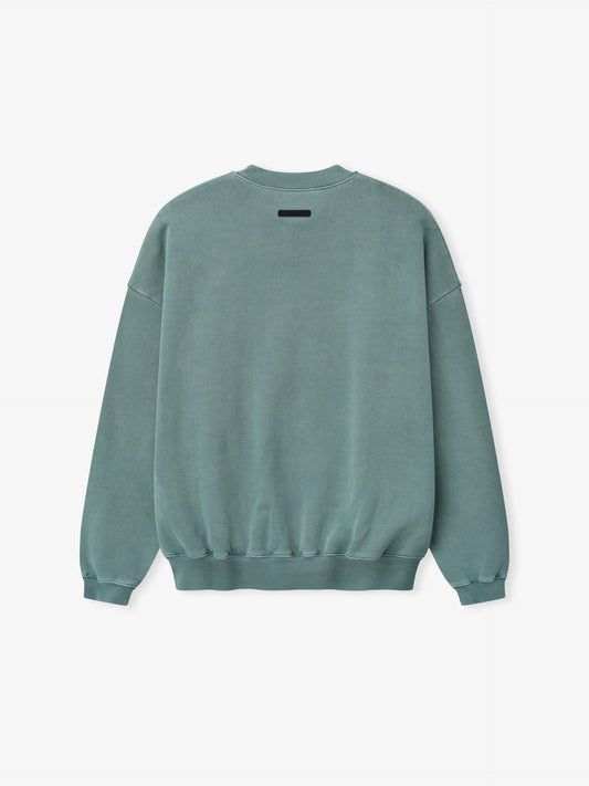 Fear of God Essentials "Campus 90'S Crewneck Sweatshirt" Mens- Faded Coastal