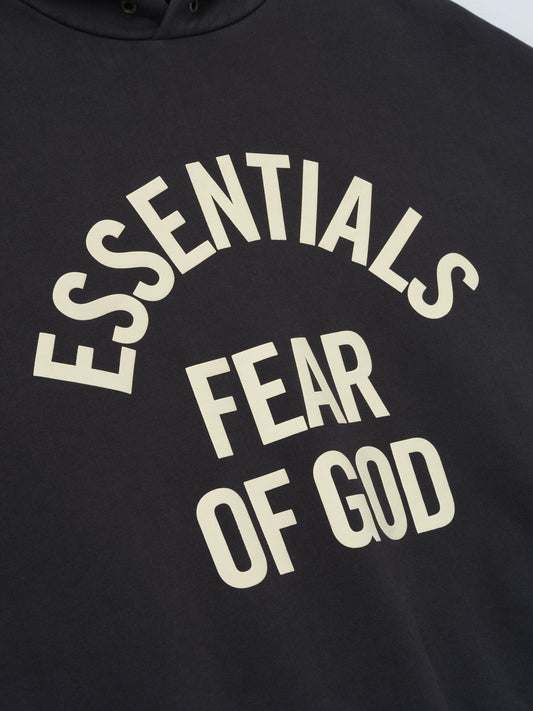 Fear of God Essentials "Campus 90's Hoodie" Mens - Faded Black