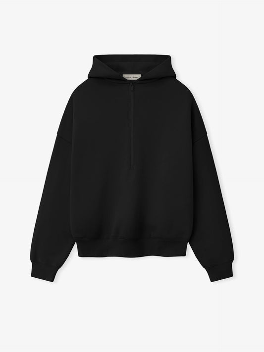 Fear of God Essentials "Property Lounge Half Zip Hoodie" Mens - Black