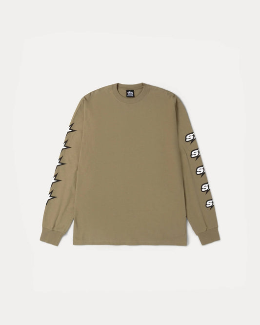 Stussy "Speedway LS Tee" M - Army