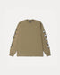 Stussy "Speedway LS Tee" M - Army