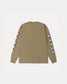 Stussy "Speedway LS Tee" M - Army